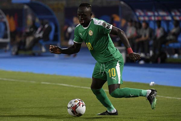 Sadio Mane khoác áo đội tuyển quốc gia Senegal
