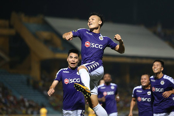 Ngôi sao Nguyễn Quang Hải của Hà Nội FC