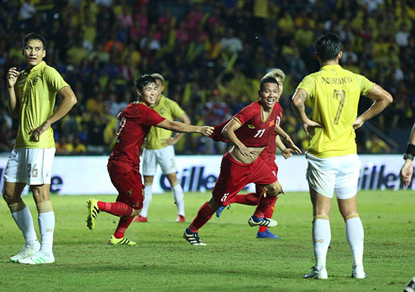 Việt Nam chiến thắng Thái Lan ở King Cup