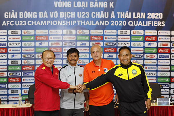 Vòng loại bảng K U23 châu Á là cuộc hội ngộ của các đội bóng ĐNA