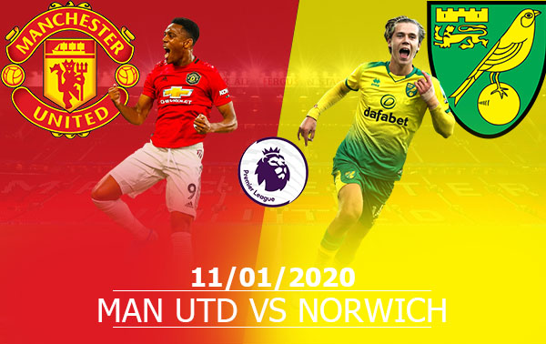 Nhận định Manchester United vs Norwich: 22h00, 11/01/2020, Ngoại Hạng Anh